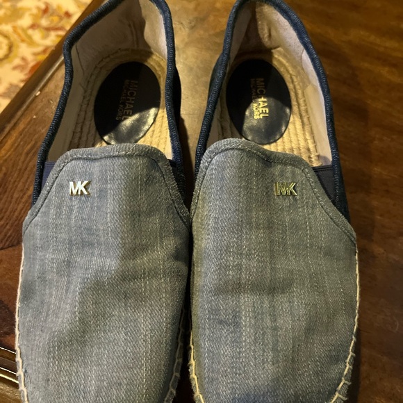 Today--sat Sale40 Michael Kors Denim Slip-On Espadrilles | Color: Blue - Picture 2 of 6